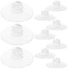 12 Pcs Cable Clips Fixing Suction Cup Clamp Light Holders for Windows Cord Organizer Fairy Lights Glass Wire
