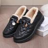 2025 Winter New Thick-soled Cold-proof and Waterproof Women's Cotton Shoes Are Comfortable and Casual, Piled and Thickened To Keep Warm Mother Shoes