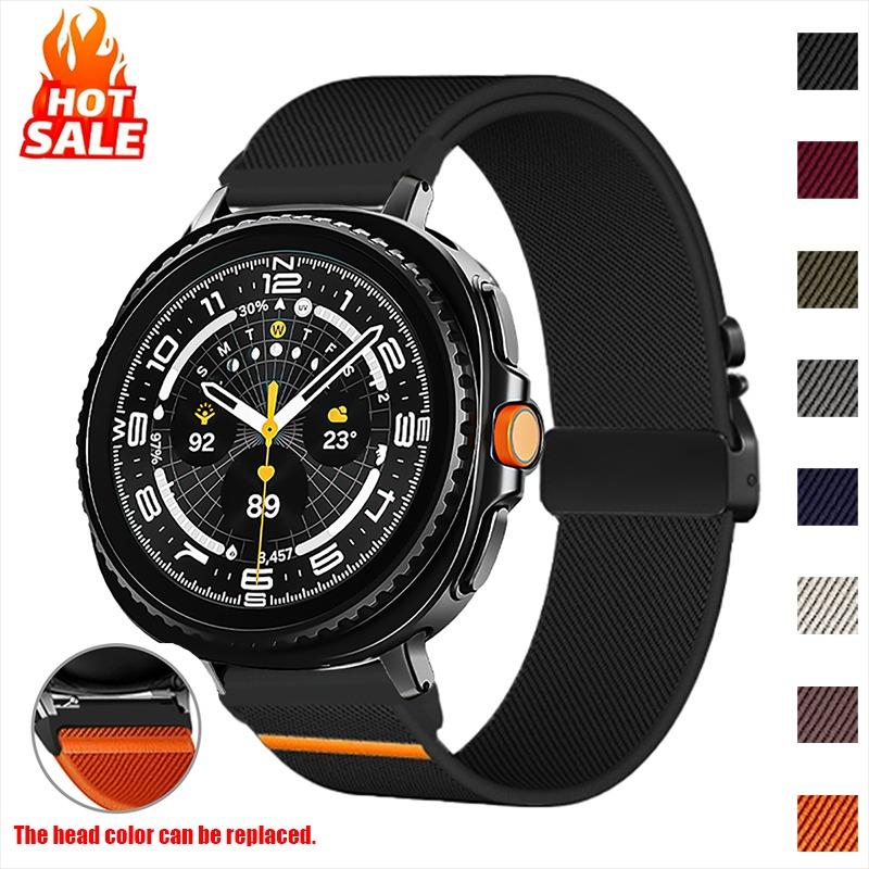 Ремни для Samsung Galaxy Watch Ultra2025/8/8 classic 46 мм 47 мм 44 мм 40 мм Парашютный спортивный ремешок Браслет Ремешок для Galaxy Watch8