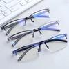 Mens Bifocal Reading Glasses Business Style Progressive Vision Adjustment Eyeglasses for Near Far Sight Presbyopia