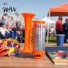 No Battery Event Horn Hand Pump Air for Sports Games, Cheering Noise Maker Manual Push Stadium, Portable Sound Speaker Soccer Fan Party Long-lasting