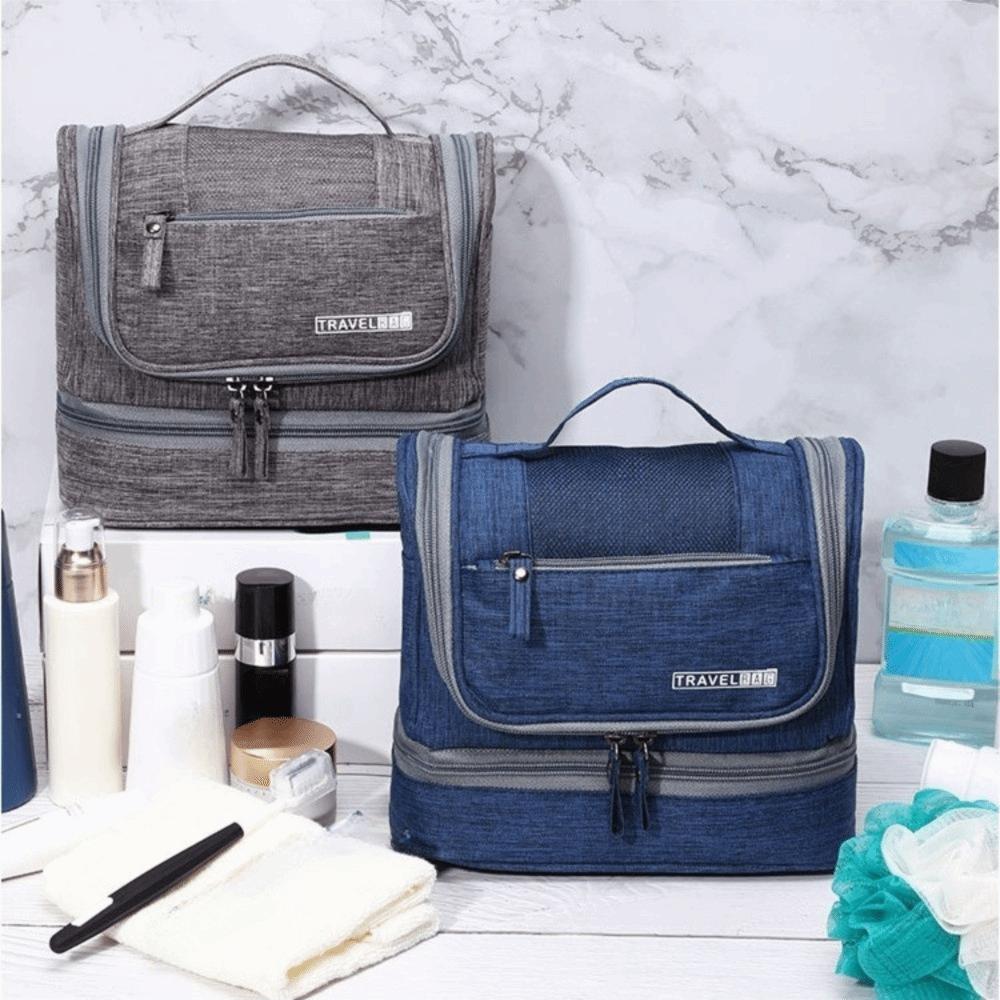 Multifunctional Hanging Makeup Bag Oxford Cloth Toiletry Bag Simple Cosmetic Bag Travel