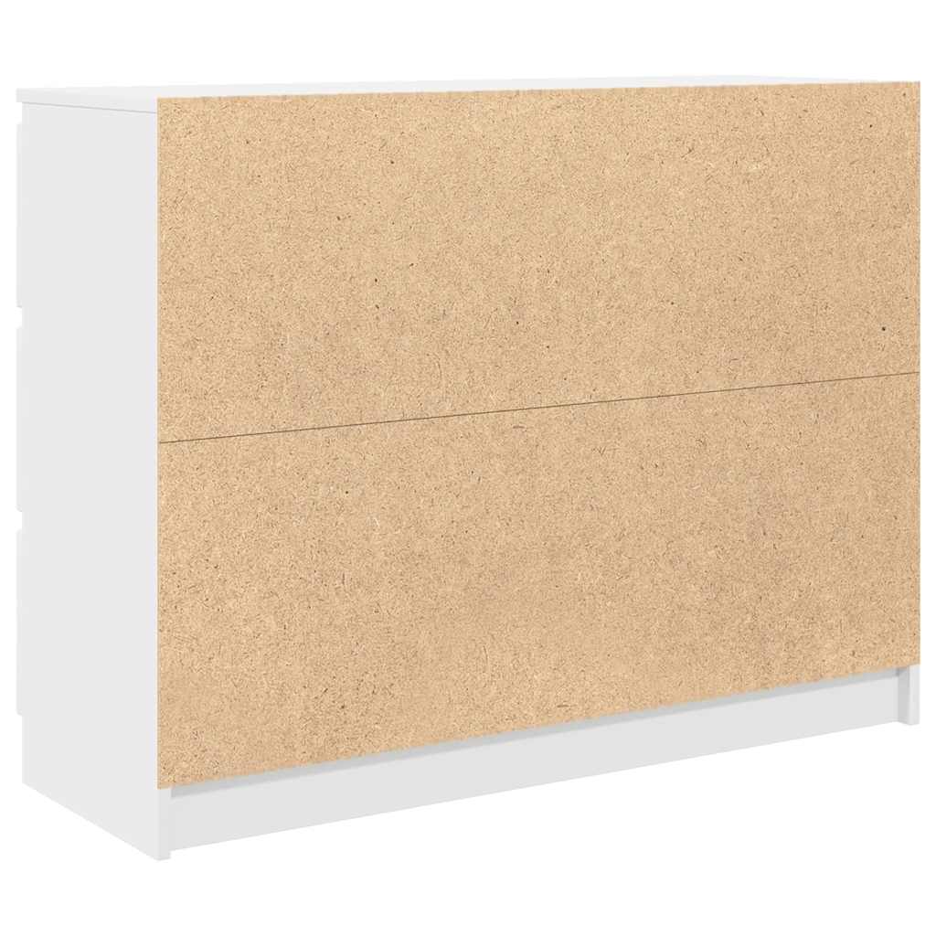 Sideboard in White 100 x 35 x 76 cm Engineered Wood