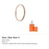 HERMES Uni Enamel Bangles Women's Pink H240001FO1Z65