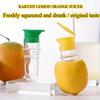 Plastic Manual Citrus Juicer, Mini Lemon Juicer Orange Squeezer Easy Juice Extractor Freshness Preserving Kitchen Sttuff