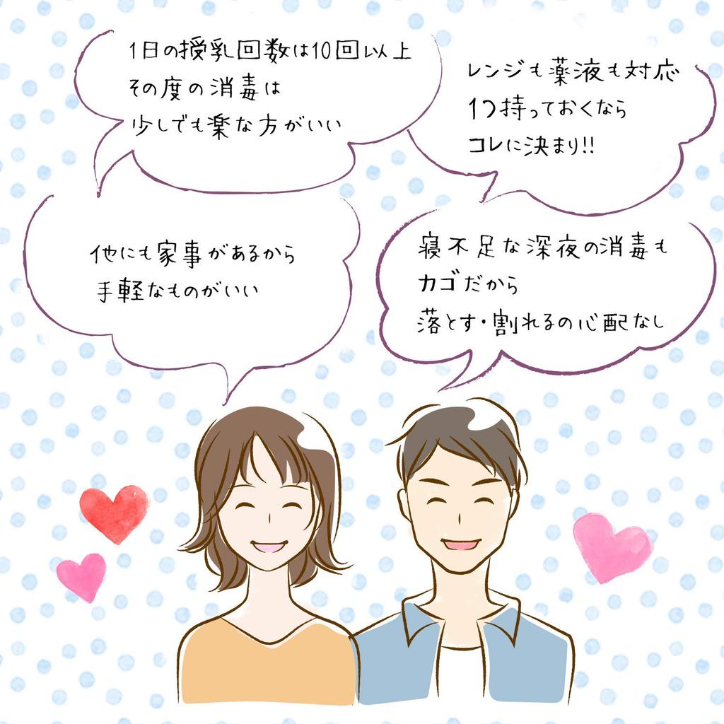 LEC 3-Way Baby Bottle Sterilization Case (Microwave and Chemical Sterilization Safe), Touchless Drying, 1 Case (x 1), Ages 0 Months and Up, Plastic,