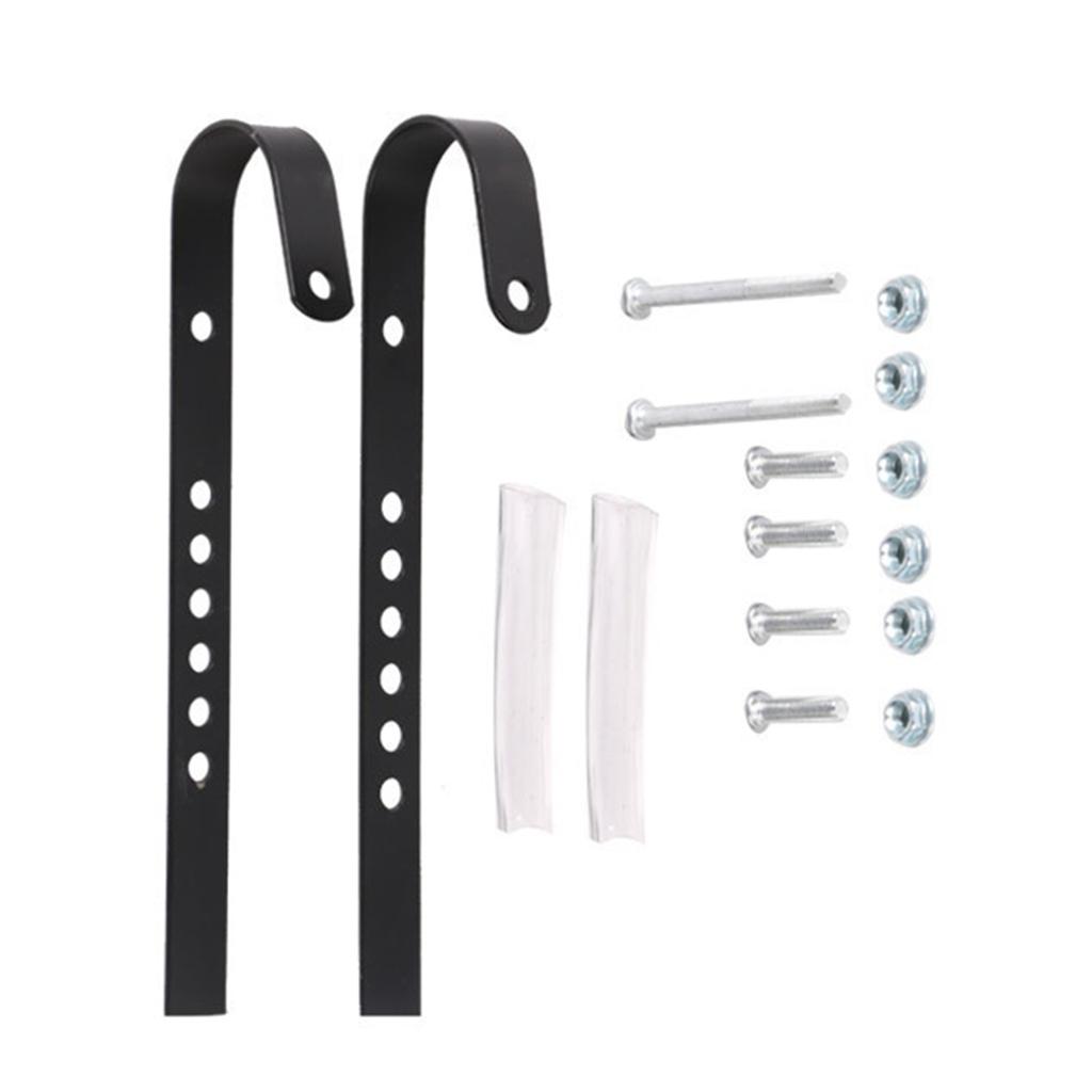 Металлическая передняя корзина для велосипеда, подвесной крюк, регулируемая по высоте, быстросъемный крюк, подвесная грузовая стойка, крюк для руля велосипеда