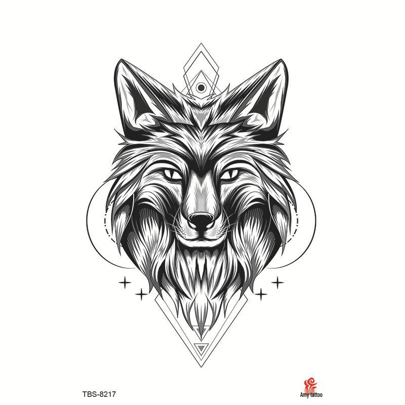 Водонепроницаемый набор тату-наклеек на всю руку с тотемными символами