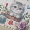 20pcs Printed Napkins Cute Cat Decoration Holiday Party High-end Hotel Restaurant Virgin Wood Pulp Square Napkins