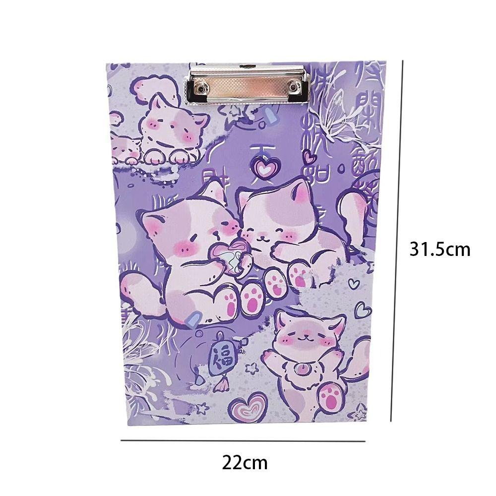 Simple A4 Folder Board Durable A4 Paper Holder 4 Style Writing Board School Supplies