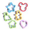 Hot Animal Dinosaur Star Heart Shape Stainless Steel Bread Mould Metal Cookie Cutters Mold Baking Sandwich Cutter Set for Kids