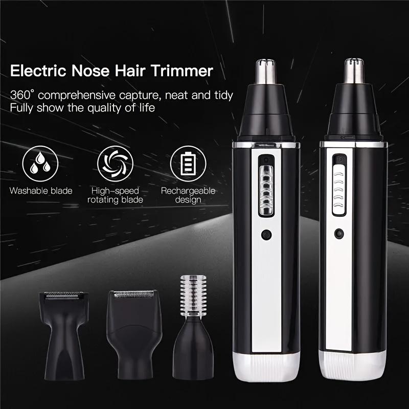 Rechargeable 4-in-1 Electric Razor for Men and Women - Epilator, and Hair Trimmer - Waterproof