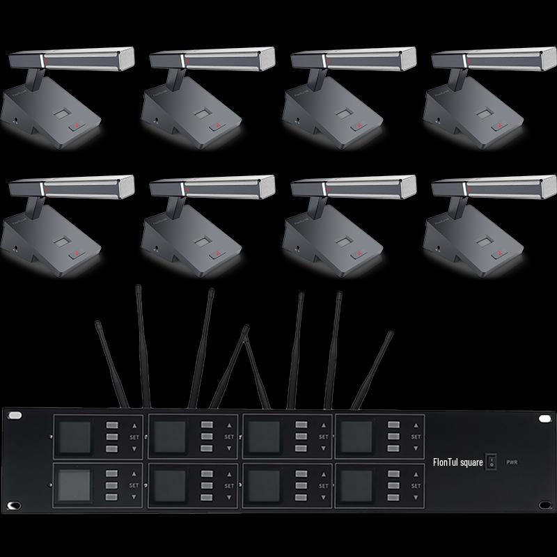FionTu G20 True Diversity 8-Channel Wireless Conference System (CN version)