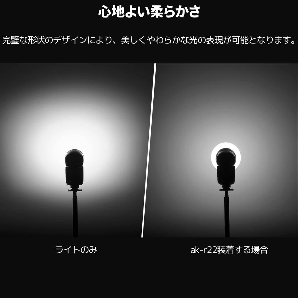 Силиконовый сферический рассеиватель GODOX Softbox серии V1 Доступны соответствующие счета-фактуры AK-R22 (Подтвержденная модель AD100pro)