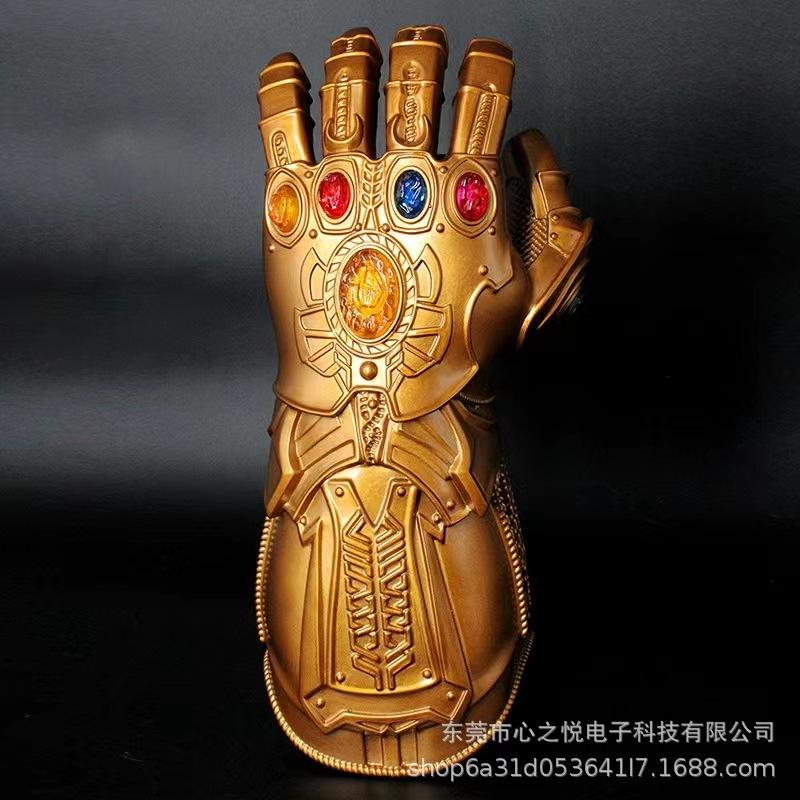 Thanos PVC Light gloves gem detachable iron man gloves Hand-made props, Avengers Infinity Gauntlet