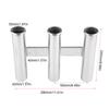 Boat 3 Link Rack Tubes Stainless Steel Fishing Rod Holder for Marine Yacht