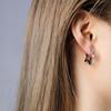 Alloy Mini Star Earrings Gold/Silver Five Pointed Star Earrings New Minimalist Earrings  Women