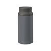 MOTTERU Microwave-Safe Thermos Bottle (Black) | Thermos Stainless Steel Thermos Bottle, Vacuum-Resistant, Double-Layered Wall, Insulates Hot and Cold