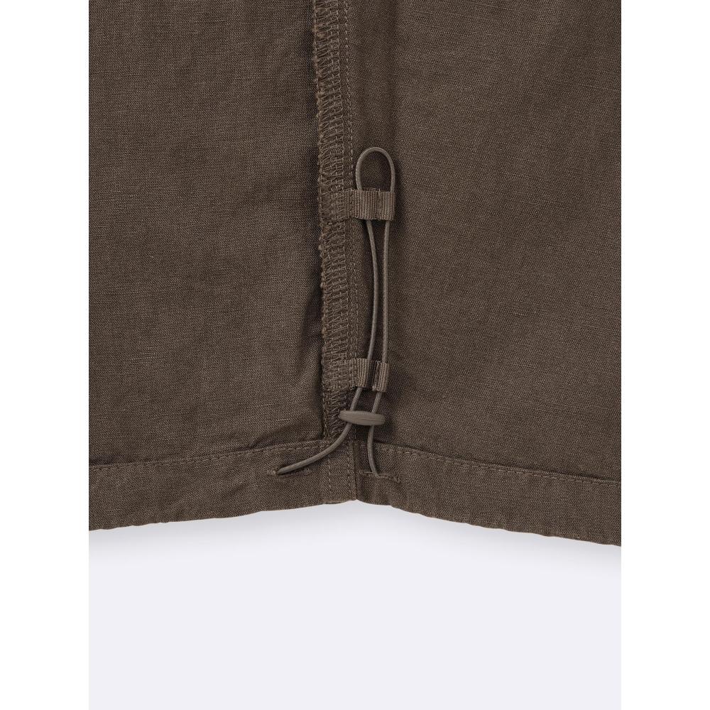 GU by Uniqlo Широкие брюки из смесового льна+ec