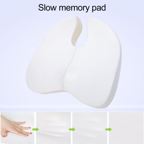 Эргономичная подушка для ягодиц, подушка для сиденья при геморрое, поддержка копчика, коррекция осанки, поддержка с эффектом памяти