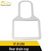 Electroplated Rear Cup Holder Decoration for 17-21 CRV – Third Row Armrest Frame Sticker