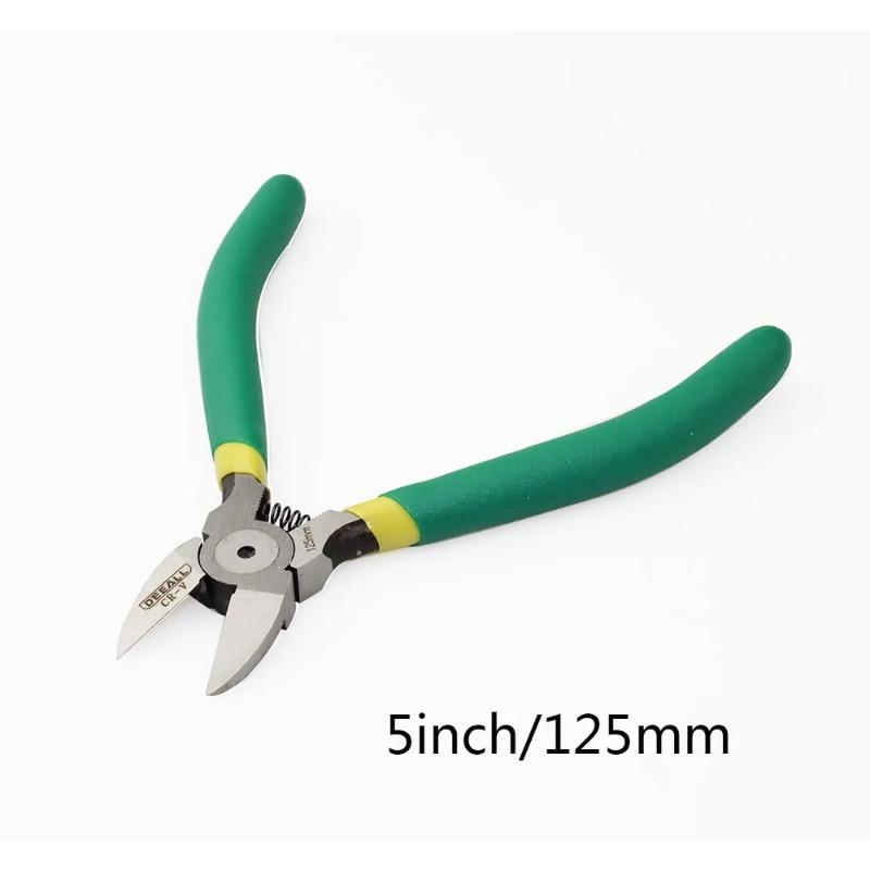 Garbge Tool1PCS 5"/6" Пластиковые бокорезы Кусачки Диагональные плоскогубцы Электрический кабельный резак Ручные инструменты для электронных Soft