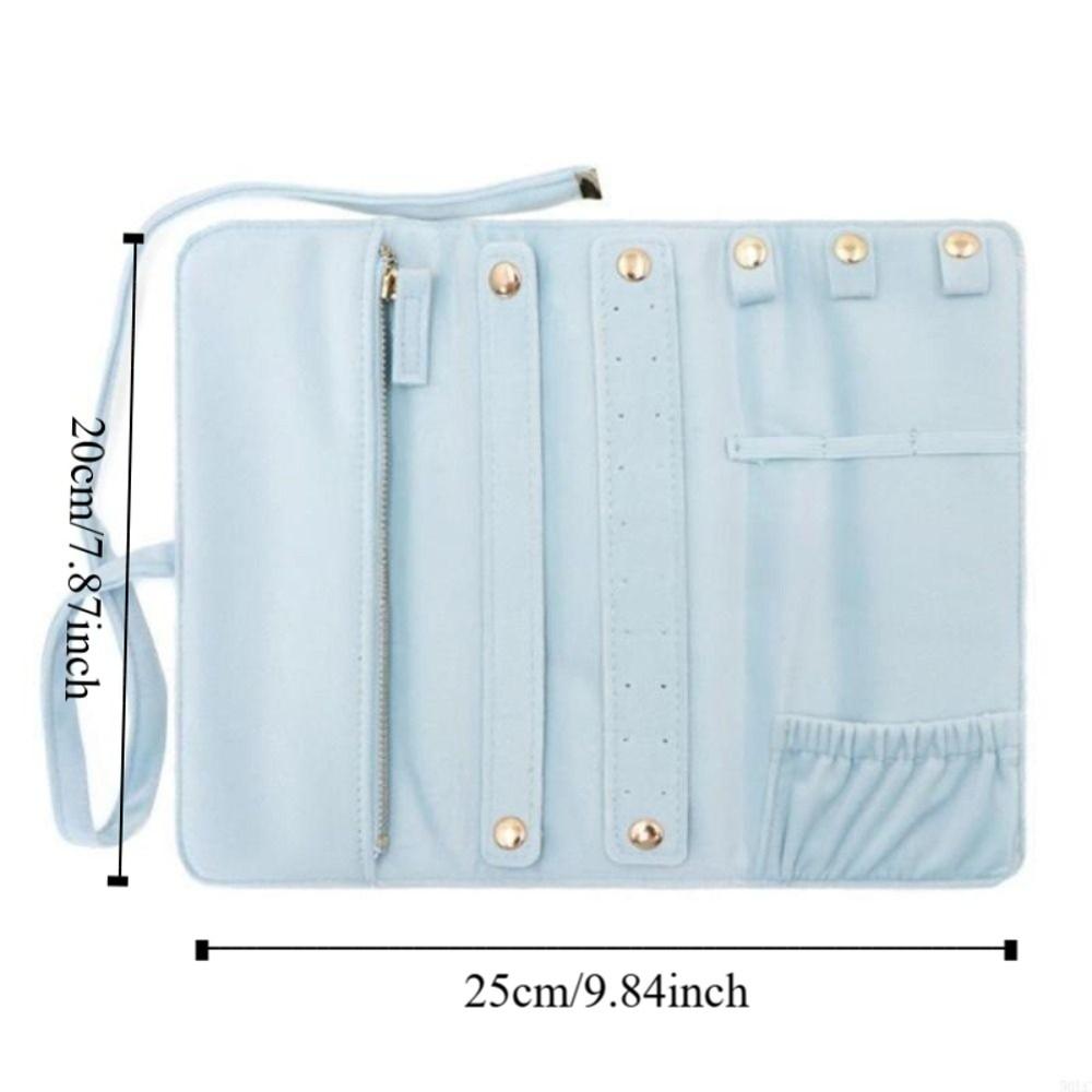 Lace Up Jewelry Storage Bag Bracelet Necklace Velvet Jewelry Holder Outdoors