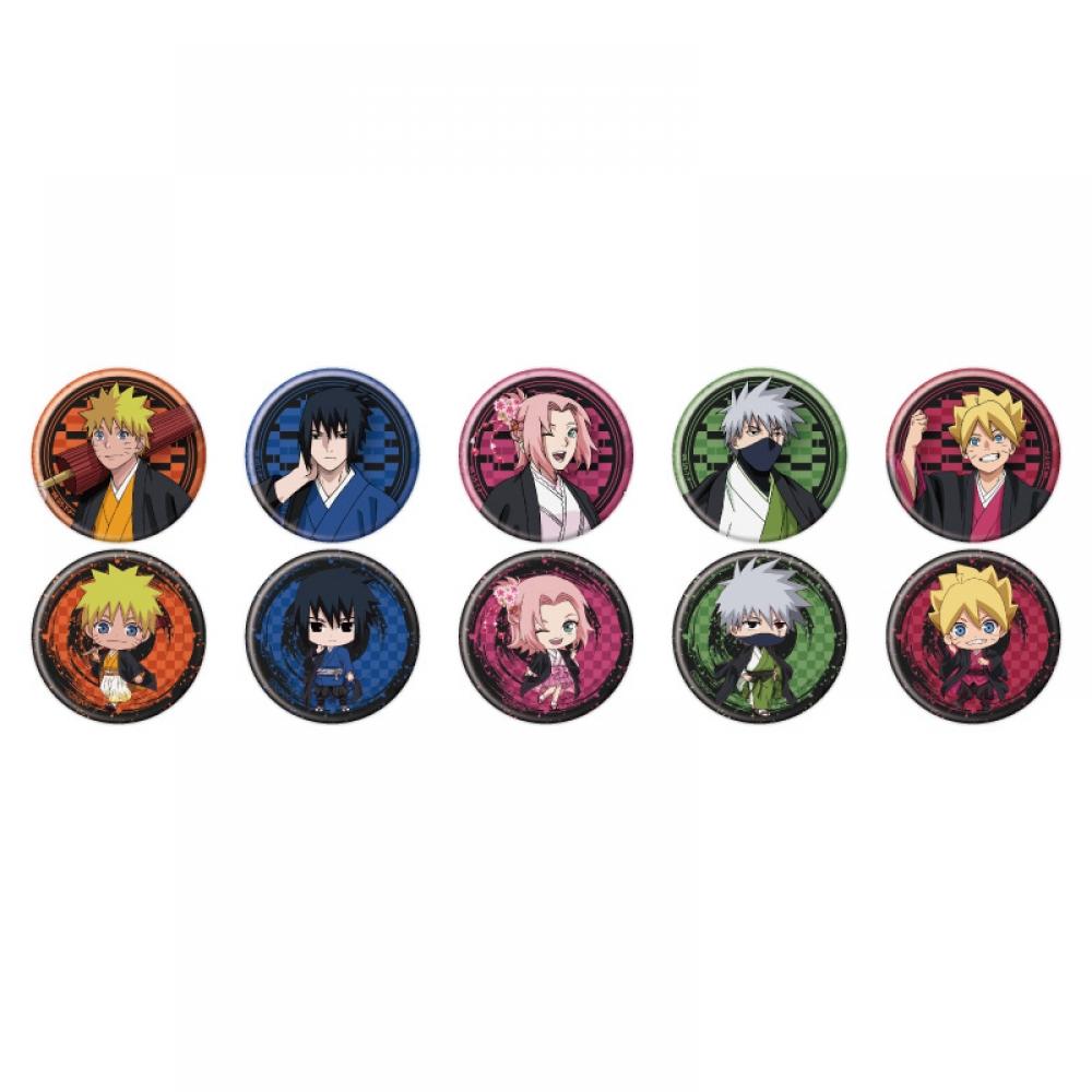 Boruto Naruto Next Generations Can Badge Naruto Boruto 01 Pierrot 45th AnniVersary Ver Original Original Illustration 1box 10pcs