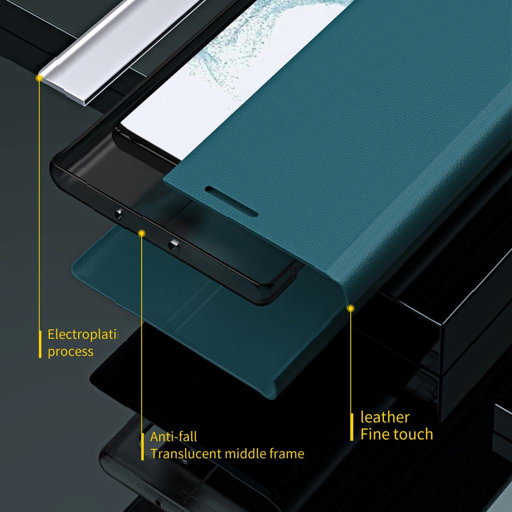 For Samsung Galaxy A17 5G Case Anti-Drop Leather Phone Cover with Stand