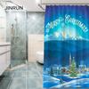 Утолщенная водонепроницаемая занавеска для ванной комнаты, устойчивая к плесени, занавеска для душа, занавеска для душевой перегородки, занавеска для душа, занавеска для ванной комнаты, бесплатная перфорация