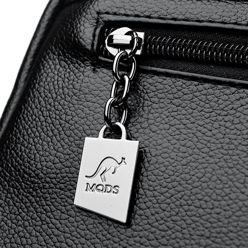 Женский дорожный рюкзак из кожи с жемчугом, школьный рюкзак