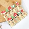 10Pcs Christmas Wooden Clips Home Hanging Photo Wall Decoration DIY Handmade Crafts 2025 New Year Party Supply Navidad Kids Gift