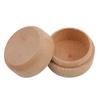 1Pc Vintage Round Wooden Jewelry Storage Box Ring Earrings Necklaces Bracelets Container Storage Box