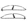 Для Tesla Model 3 2017-2022 Sedan Window Chrome Delete Blackout ABC Pillars Glossy Black Stickers