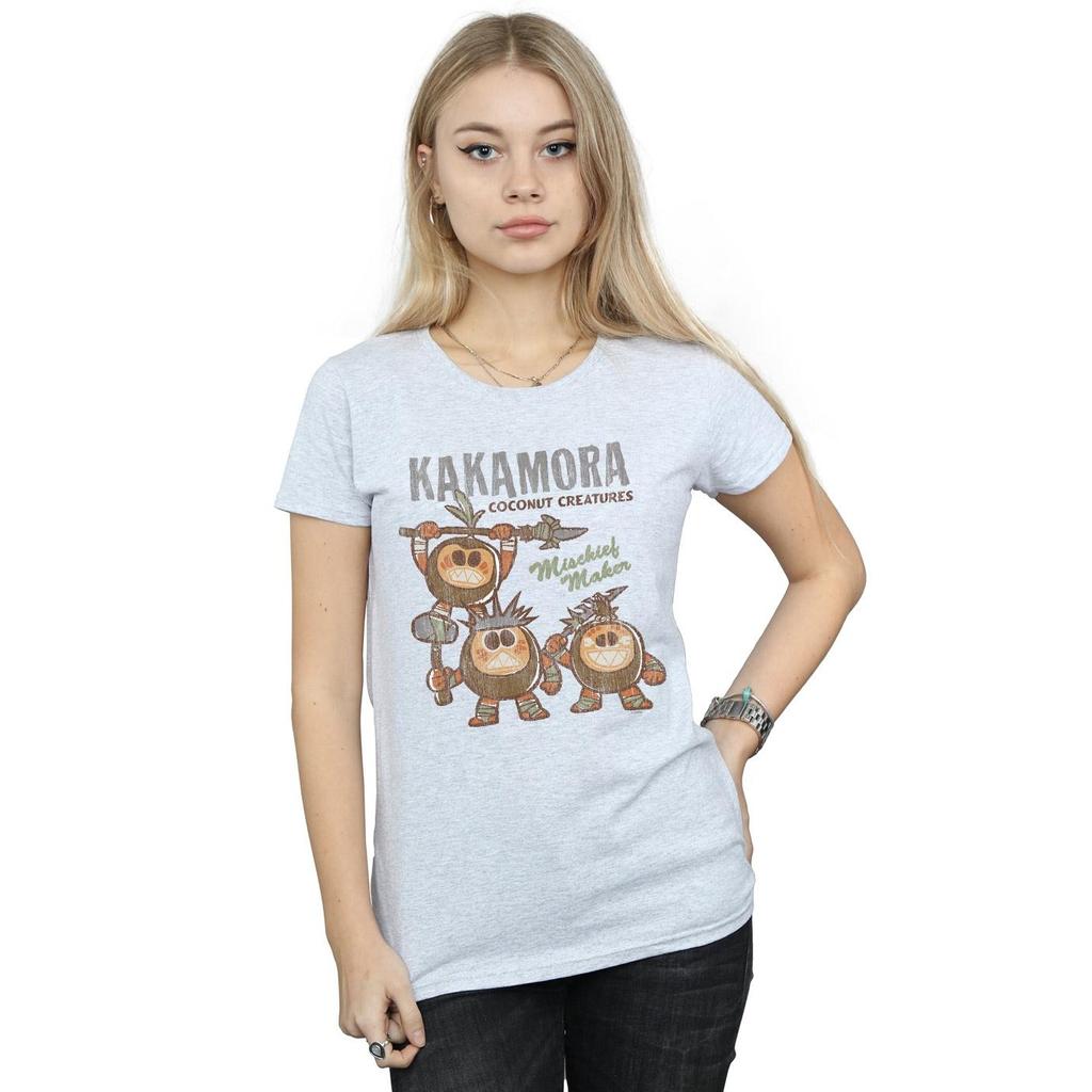 Disney Womens/Ladies Moana Kakamora Mischief Maker Cotton T-Shirt