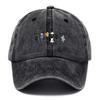 pc Hot Selling Cats Printed Baseball Hat Washed Hats for Men Beach Hat for Women Breathable Caps Hot Selling Adjustable DAD