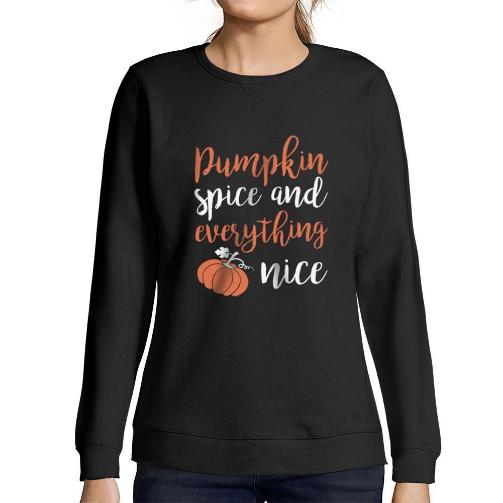Ultrabasic Толстовка Femme Imprime Graphique Pumpkin Spice And Everything Nice Halloween Drole