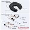 Folding Head Cradle Extendable Mattress Cushion Lying Face Hole Face Pillow Support  Salon
