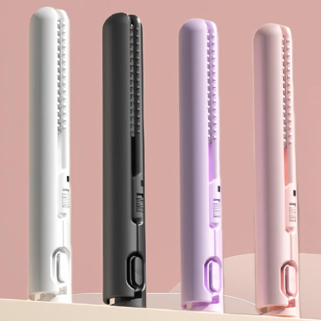 KEKETOPET Straight Hair for Mini Requires International Voltage Iron, Type-C USB, Bangs, Small, Lightweight, Size, Non-Rechargeable, Preheating,