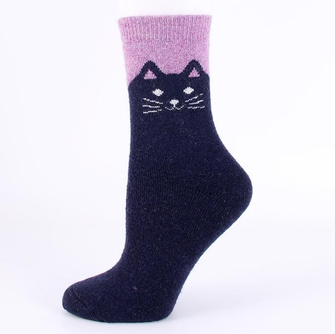 70g Thickened Wool Socks for Women - Soft, Comfortable, Cartoon Casual Style, Ultra-Warm Winter Socks Direct Factory Supply