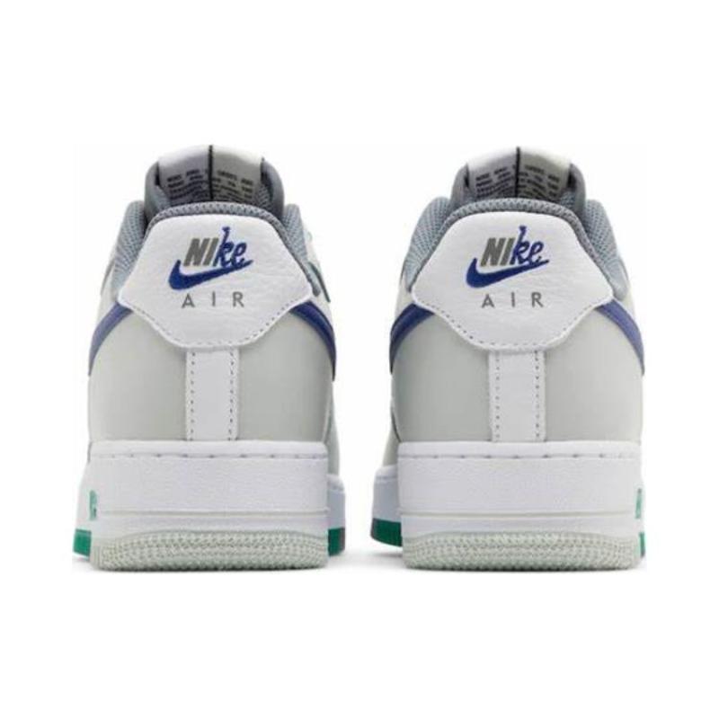 Nike Air Force 1 Low '07 LV8 Split Light Silver Deep Royal Blue Sneakers FD2592-001