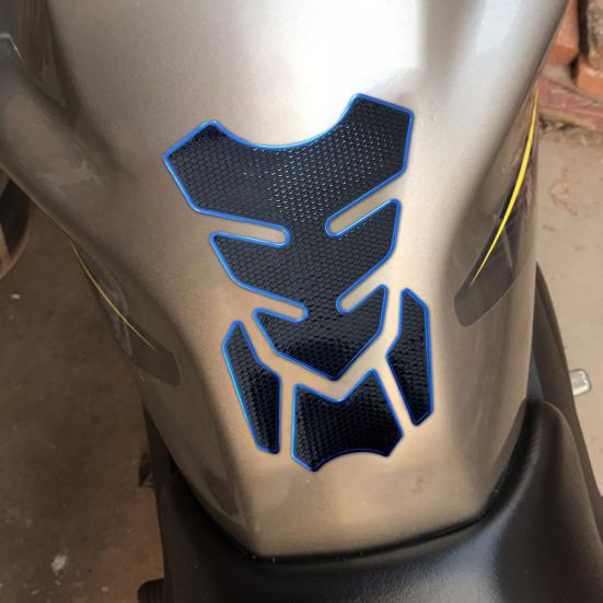 3D наклейка на бензобак мотоцикла, самоклеящаяся, сильная липкость, водонепроницаемая, легко наносится, универсальная защитная наклейка для топливного бака, аксессуары