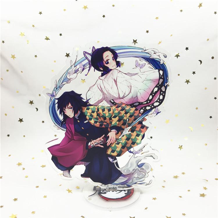 Акриловая подставка с изображением Танджиро и персонажей из «Истребителя демонов» — Идеально для украшения стола и в качестве подарка