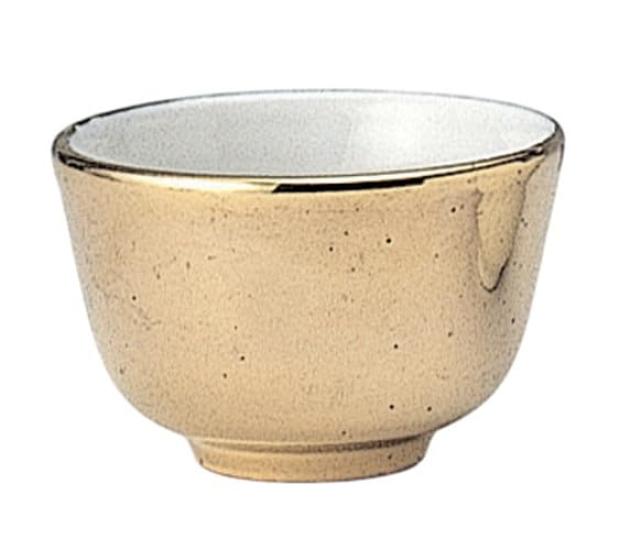 Deep Teacup (Gold) Buddhist Altar Supplies, Memorial Supplies, Urn Use