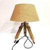 Table Lamp Wooden Tripod Stand Home Decor For Bedroom Living Room Desk Lamp Natural Wood