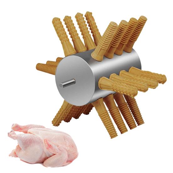 Машина для ощипывания курицы Машина для ощипывания птицы Машина для ощипывания перьев из нержавеющей стали с резиновыми пальцами