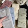 Носки однотонные средней длины Дышащие Впитывающие пот Четырехсезонные Универсальные хлопковые носки Носки для штабелирования