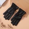 Aisi Yalan Men's Sheepskin Touchscreen Winter Gloves