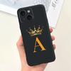 For Apple iPhone 15 15Pro 5G Case Fashion Letter Flower Luxury Crown Soft Silicone Cover For iPhone15+ 15Plus 15 Pro Max Bumper
