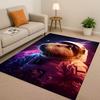 Kawaii Capybara Art Cartoon Living Room Non-Slip Area Rug Soft Carpet for Bedroom Playroom Sofa , Easy Clean Home Decor Doormat